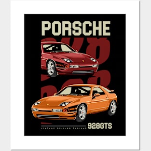 PORSCHE 928GTS ERA Posters and Art